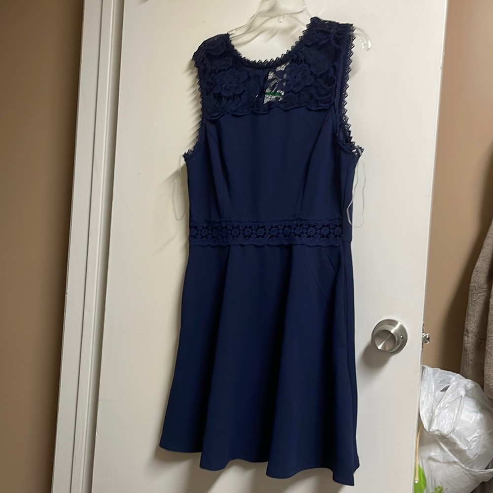 Blue Lacey Dress